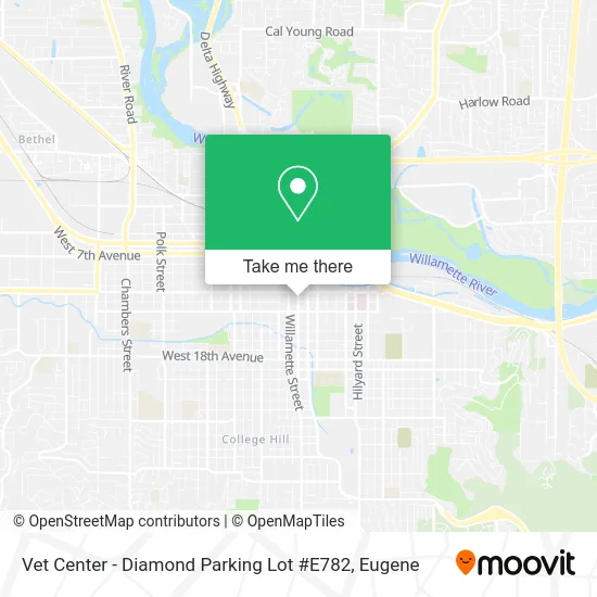 Mapa de Vet Center - Diamond Parking Lot #E782