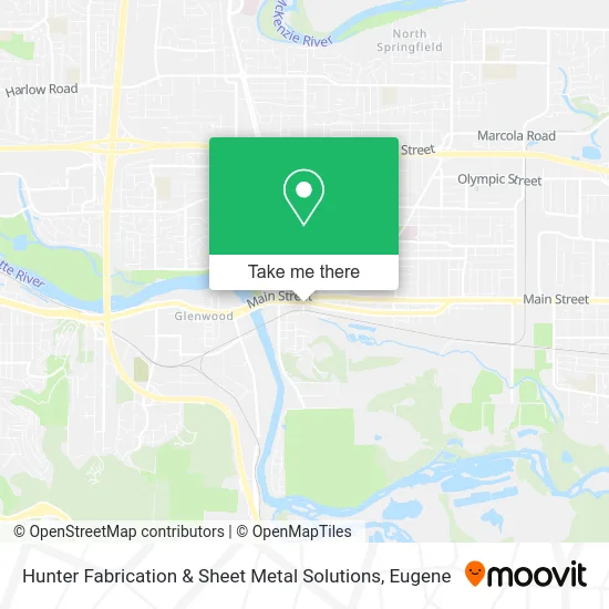 Mapa de Hunter Fabrication & Sheet Metal Solutions