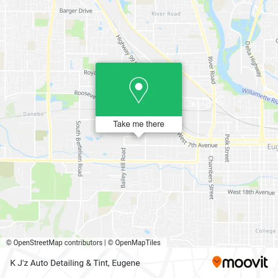 K J'z Auto Detailing & Tint map