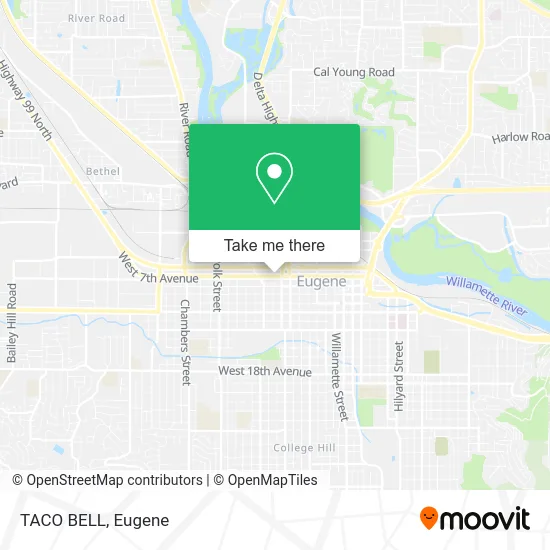 Mapa de TACO BELL