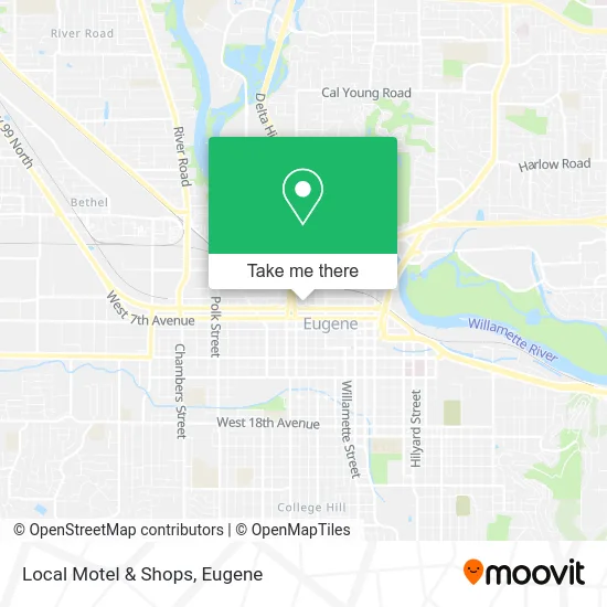 Mapa de Local Motel & Shops