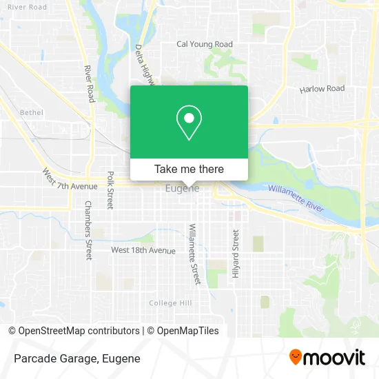 Mapa de Parcade Garage