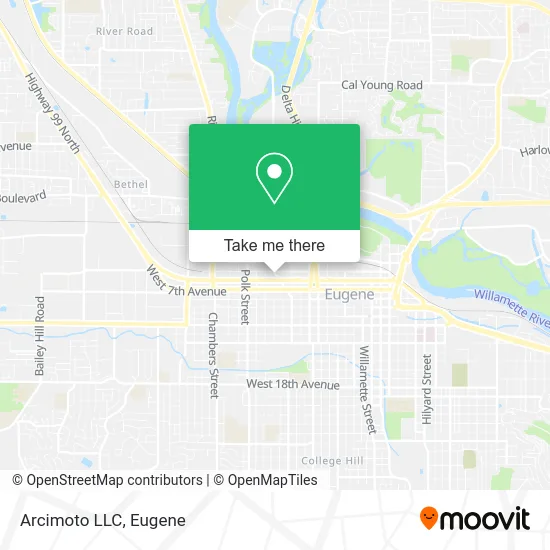 Arcimoto LLC map