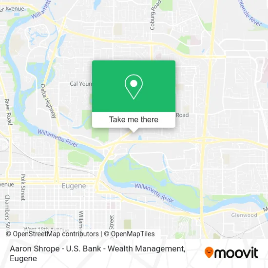 Mapa de Aaron Shrope - U.S. Bank - Wealth Management