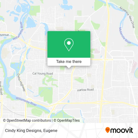 Cindy King Designs map