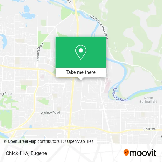 Chick-fil-A map
