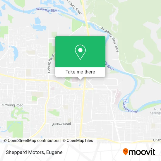 Sheppard Motors map