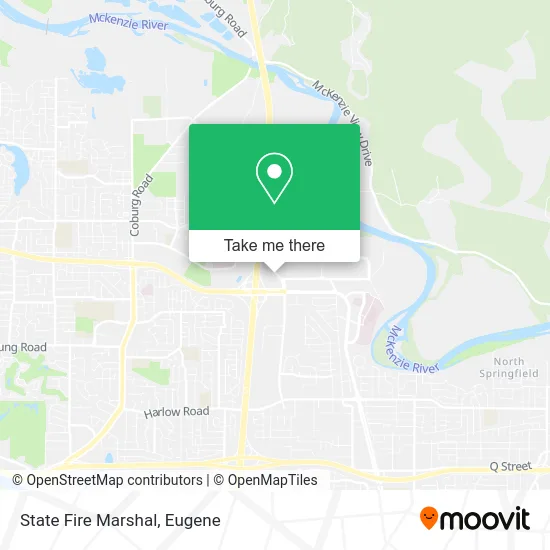 State Fire Marshal map