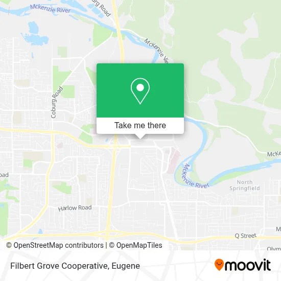 Filbert Grove Cooperative map