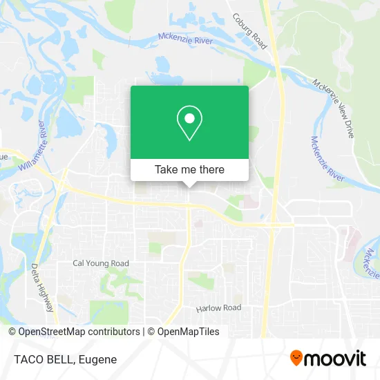 Mapa de TACO BELL