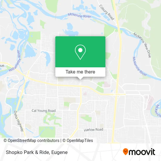 Mapa de Shopko Park & Ride