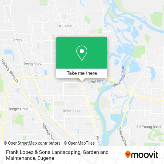 Mapa de Frank Lopez & Sons Landscaping, Garden and Maintenance