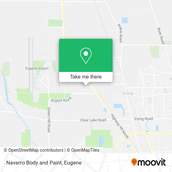 Mapa de Navarro Body and Paint