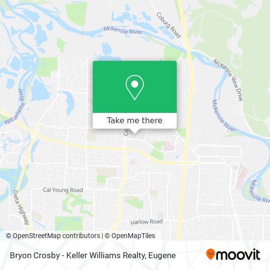 Bryon Crosby  - Keller Williams Realty map