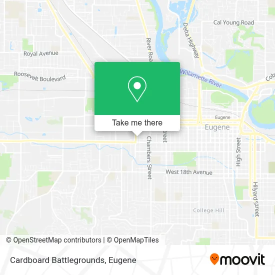 Cardboard Battlegrounds map