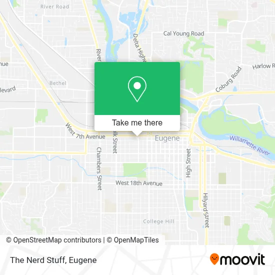 The Nerd Stuff map