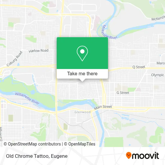 Old Chrome Tattoo map