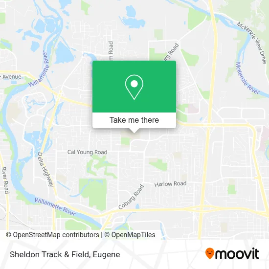 Sheldon Track & Field map