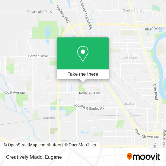 Creatively Madd map