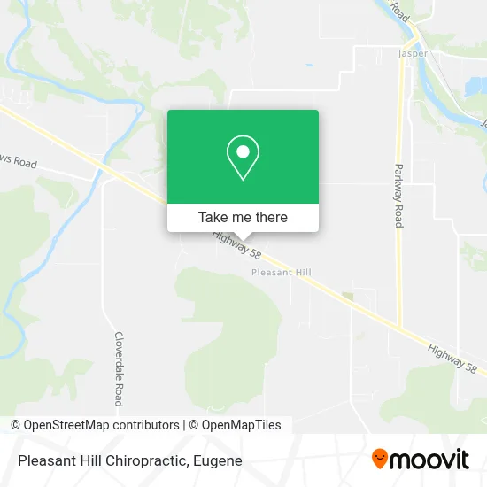 Pleasant Hill Chiropractic map