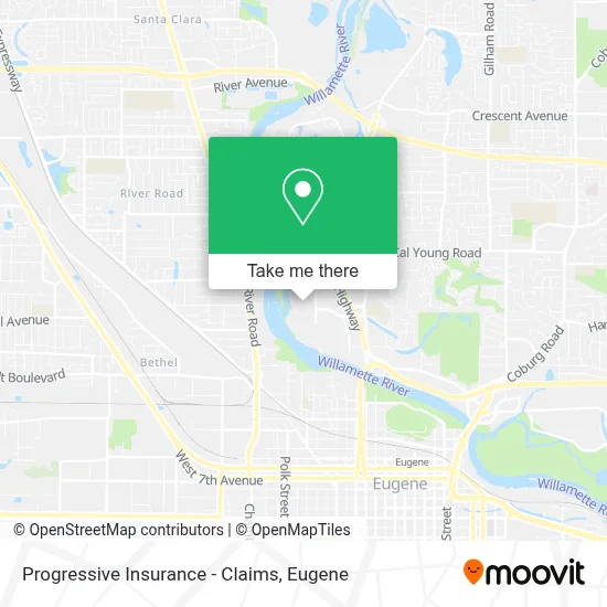 Progressive Insurance - Claims map