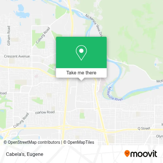 Cabela's map