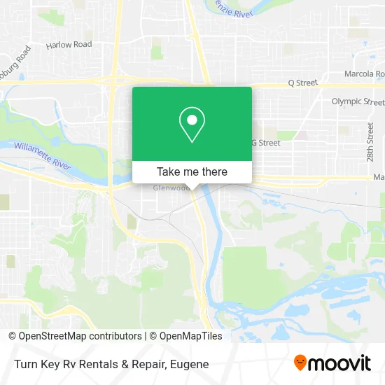 Turn Key Rv Rentals & Repair map