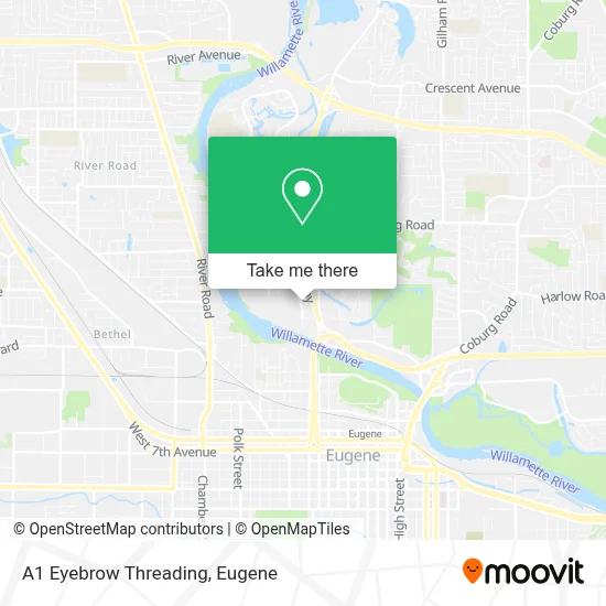 A1 Eyebrow Threading map