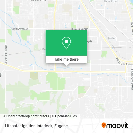Lifesafer Ignition Interlock map