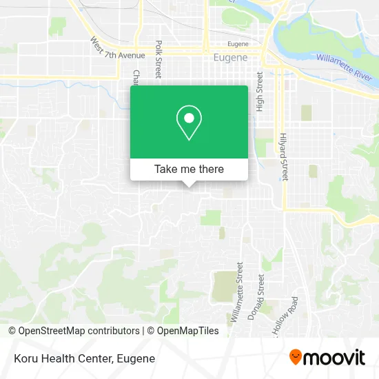 Koru Health Center map