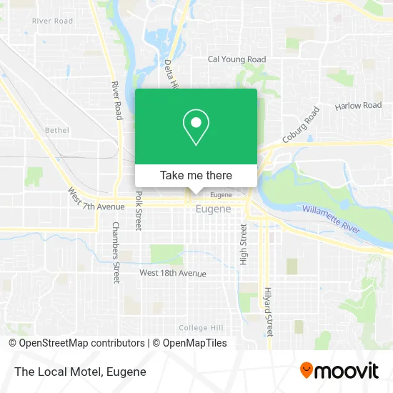 The Local Motel map