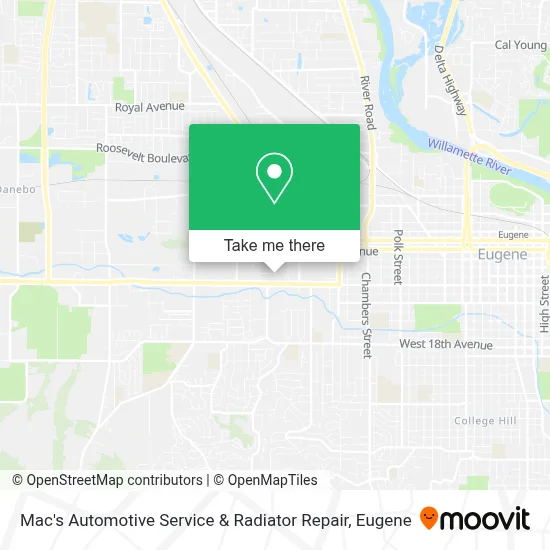 Mac's Automotive Service & Radiator Repair map