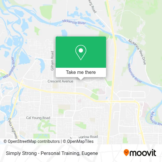 Simply Strong - Personal Training map
