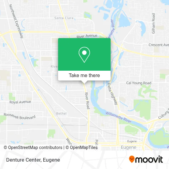 Denture Center map