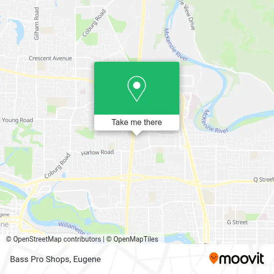 Bass Pro Shops map