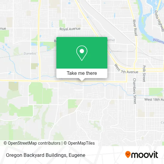 Oregon Backyard Buildings map