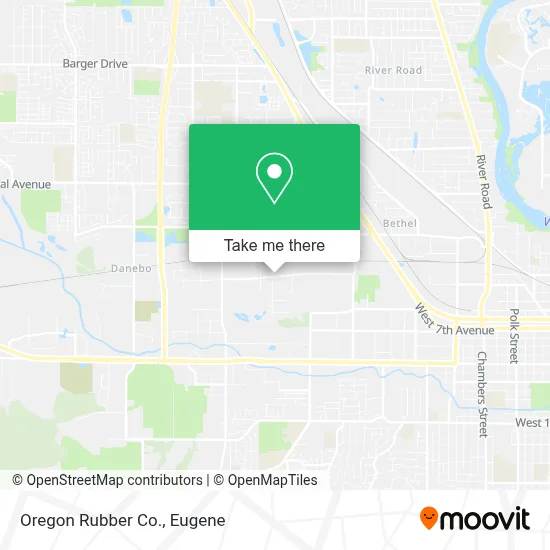 Oregon Rubber Co. map