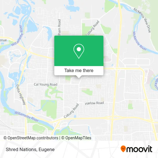 Shred Nations map
