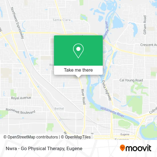 Nwra - Go Physical Therapy map