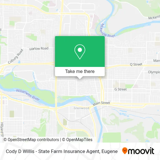 Cody D Willis - State Farm Insurance Agent map