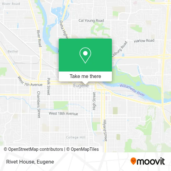 Rivet House map