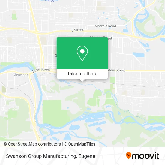 Swanson Group Manufacturing map