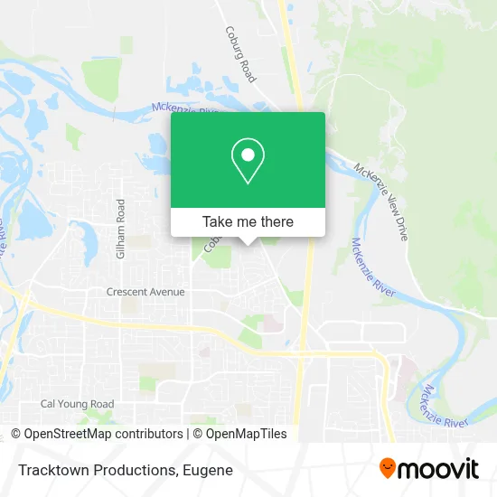 Tracktown Productions map