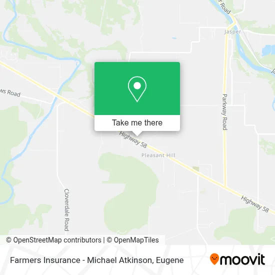 Farmers Insurance - Michael Atkinson map