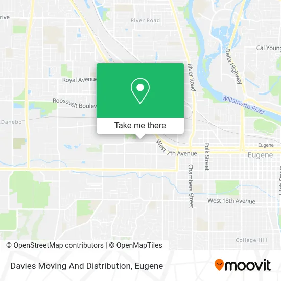 Davies Moving And Distribution map