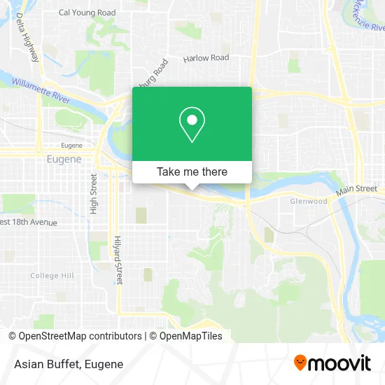 Asian Buffet map