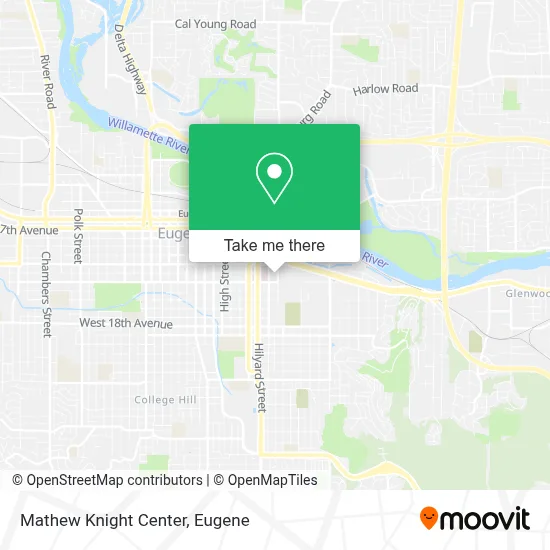 Mathew Knight Center map
