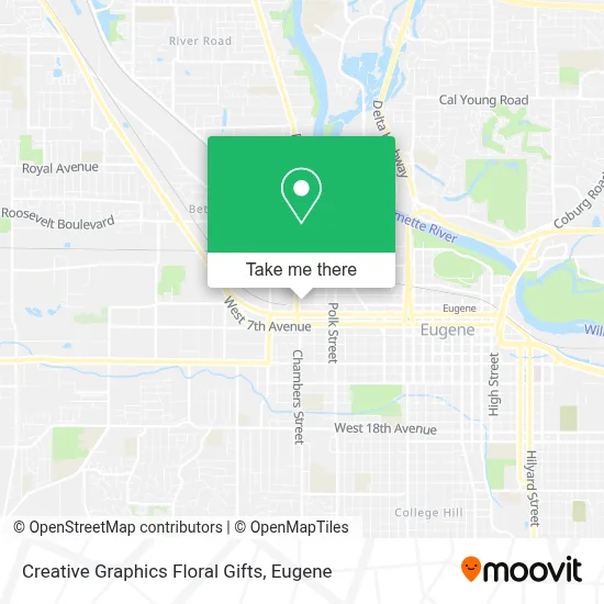 Creative Graphics Floral Gifts map