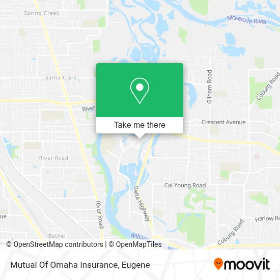 Mutual Of Omaha Insurance map