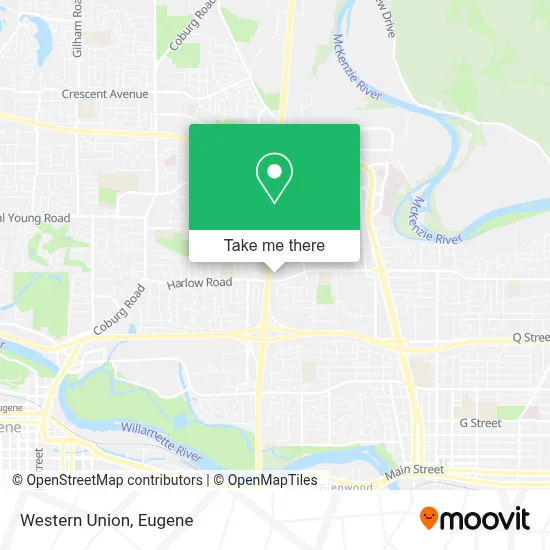 Western Union map